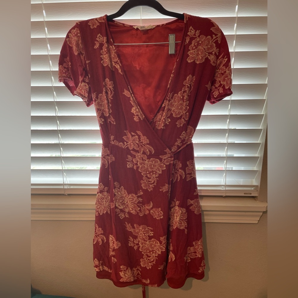 Orange Floral Dress (Sugar Hawaii)